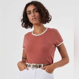 Afends Hemp basic Ringer tee